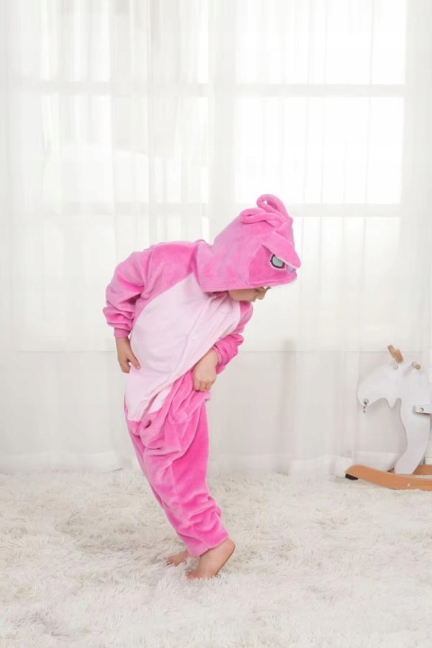Kingurumi Angel Stitch піжама костюм комбінезон 140 комбінезон рожевий