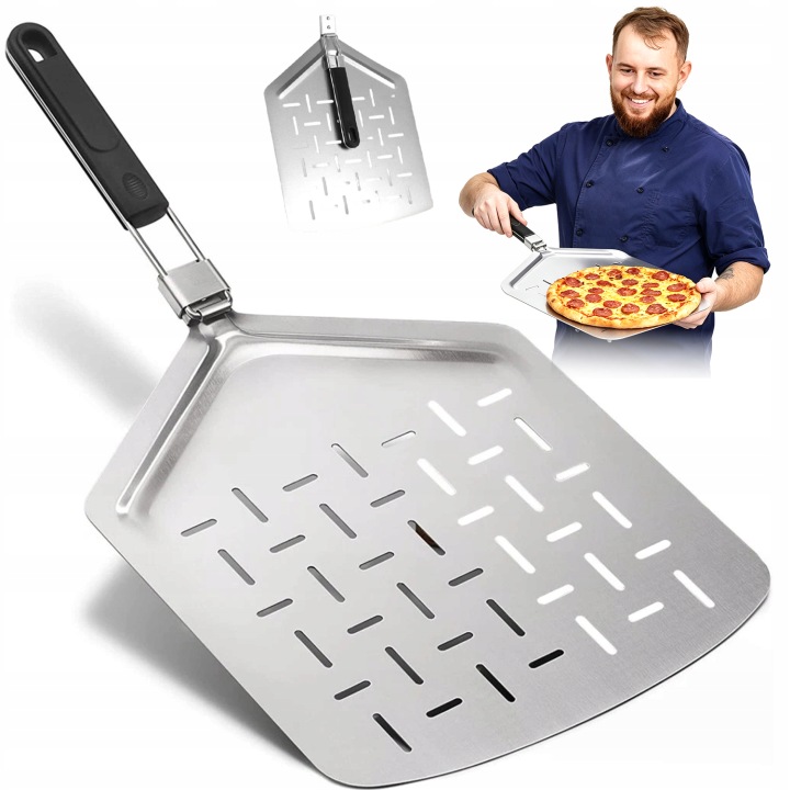 Špachtle Na Pizzu Ocelová Zásuvka Lopata Podnos Velký