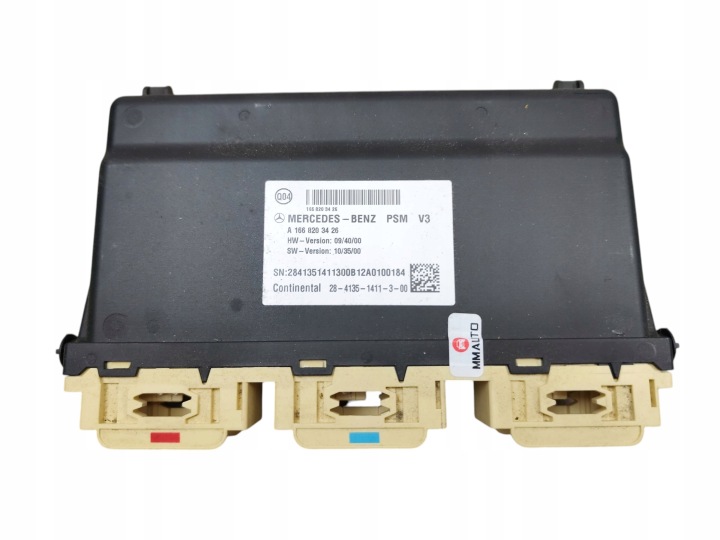 module control unit seat MERCEDES ML W166 (2011-2015) A1668203426