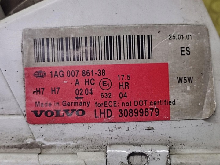 VOLVO V40 LAMP REFLECTOR RIGHTS 30899679 7