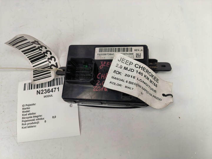 modul heizgebläse 68280730AC JEEP CHEROKEE KL