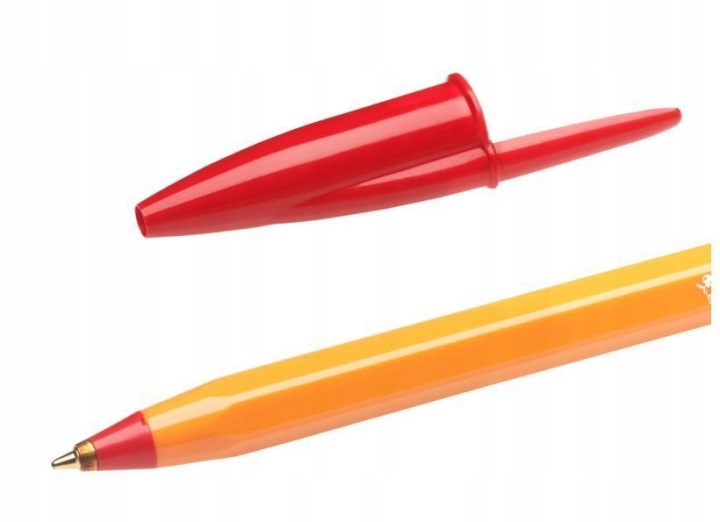 Ручка BIC Помаранчевий Original Fine 0,8 мм, червоний 1 шт. — фото 11