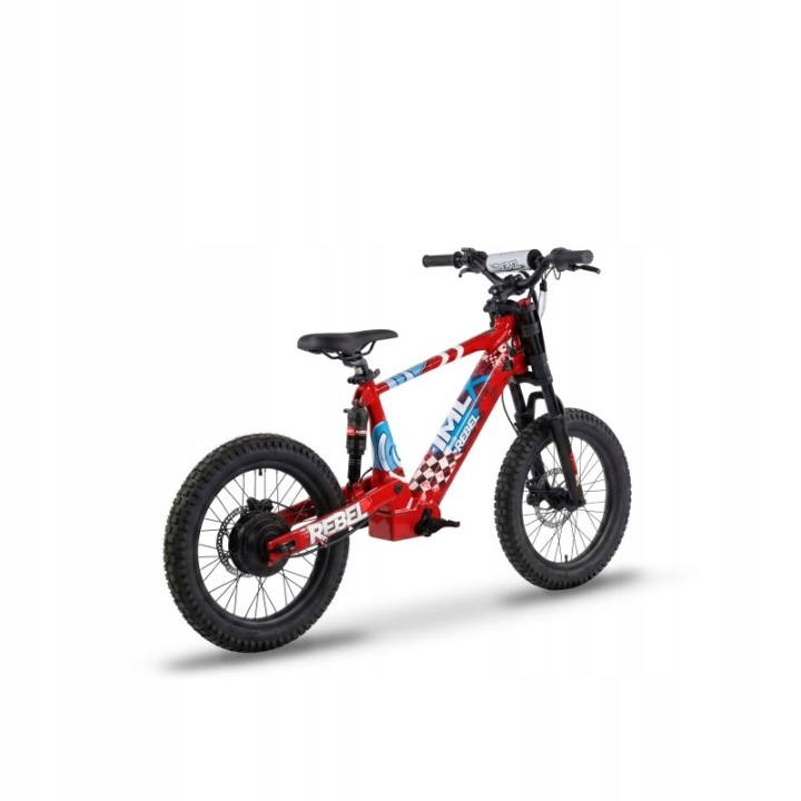Електричний dirt bike REBEL 18″ червоний — фото 7
