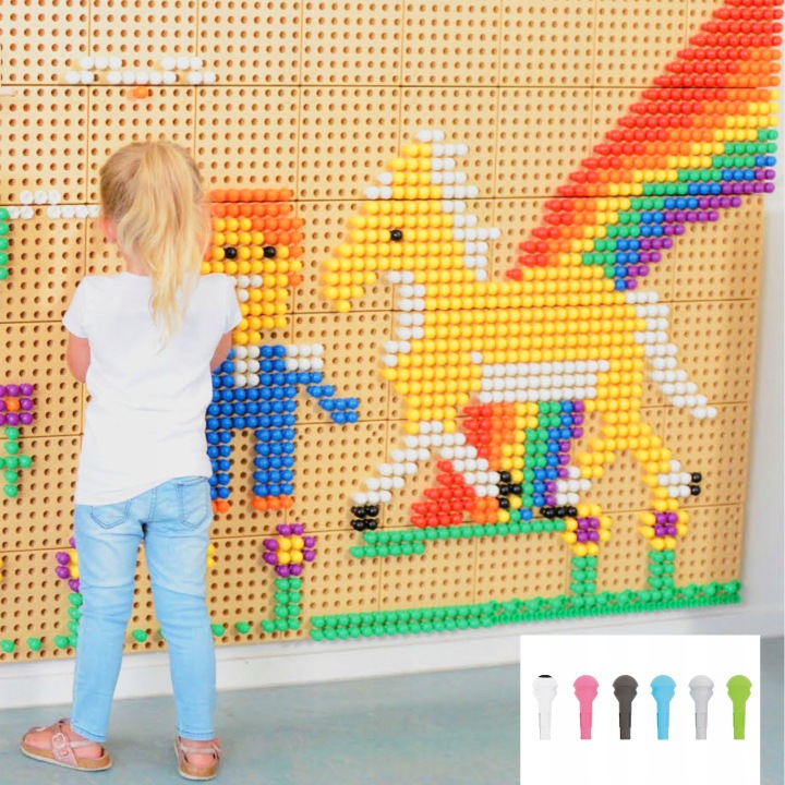 MASTERKIDZ KOŁKI SPINKI DO PANELA TABLICY STEM 512 Materiał plastik