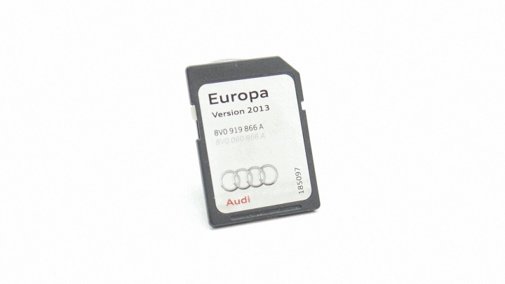 KARTA der Navigation SD EUROPA 2013 AUDI A3 8V A4 B8 A5 8T 8V0919866A