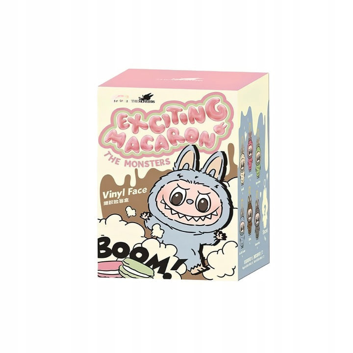 【正規品】POP MART Macaron Sea Salt Coconut Labubu Macarons Sea Salt Coconut 100% oryginalny POP MART