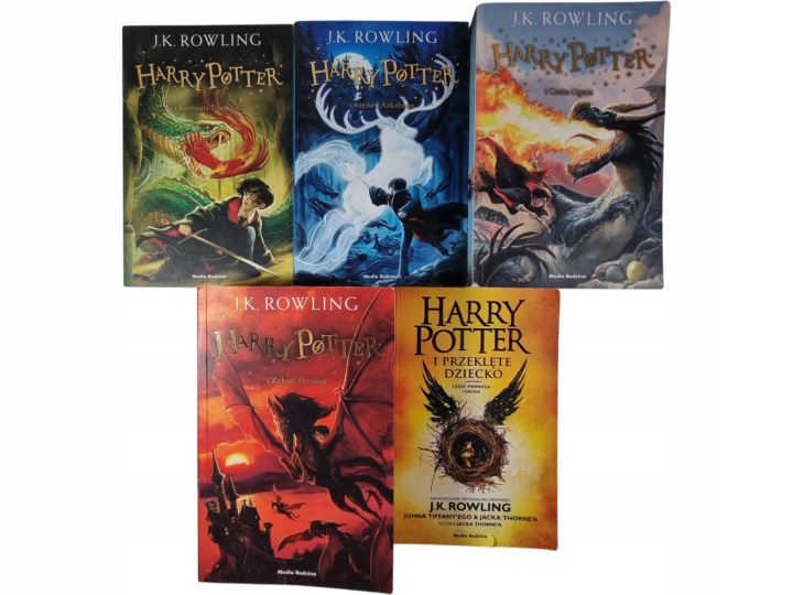 Zdjęcie egzemplarza: Harry Potter + Przeklęte Dziecko / zestaw 5 książek / J.K. Rowling