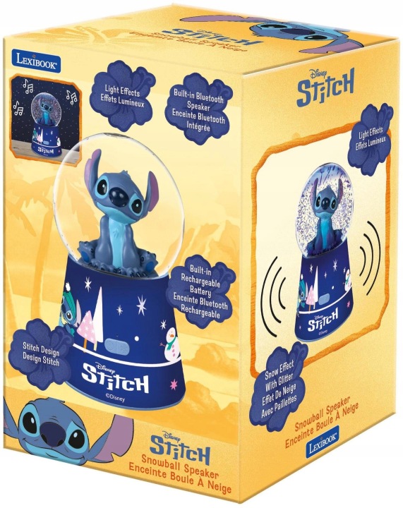 Іграшка колонка мобільна LEXIBOOK Stitch Snow Ball SBS10D — фото 2