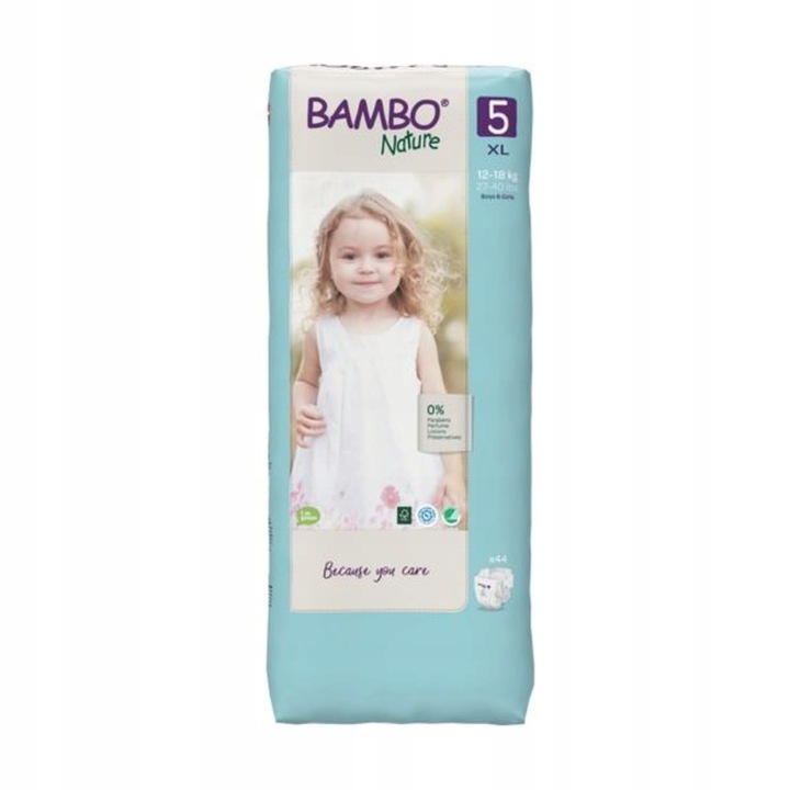 Bambo Nature Підгузки 5 Junior 12-18 кг 44 шт. Підгузки Проти Попрілостям