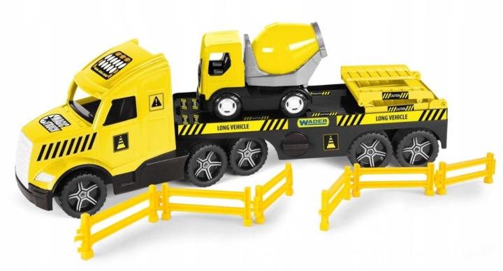 Wader 36461 - Magic Truck Technic евакуатор з бетономішалкою