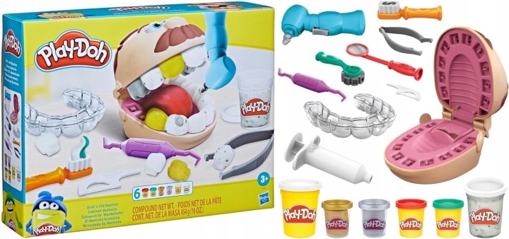 Тісто для ліплення Hasbro Play-Doh Стоматолог F1259 454 г (вживаний)