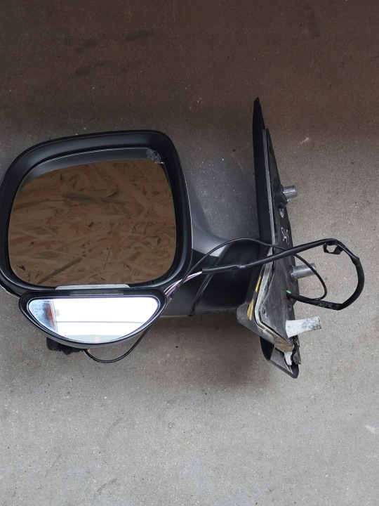 SPECCHIETTO RETROVISORE VW T5 LIFT sinistro autisti 5 pin + antenna lustrzana SCATOLA