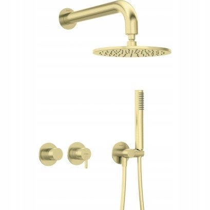 Sprchový set pod omítku, bronz kartáčovaný Deante Silia NQS_R0YK