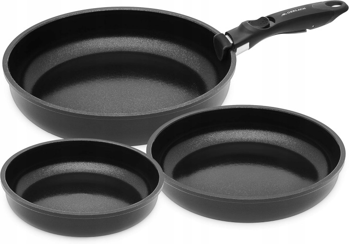 Keramické Pánev 20/24/28CM Indukční Nepřilnavé Odnímatelné