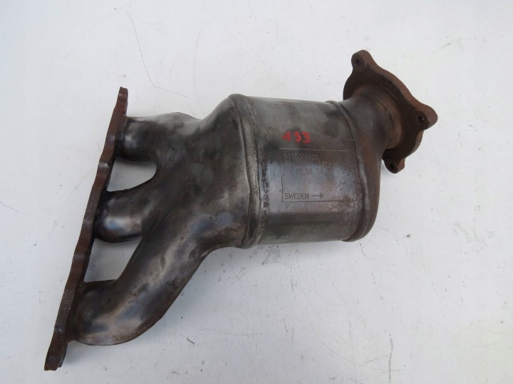 Collettore scarico usato VOLVO V70 lll S80 II 3.2 B R6 243 KM 07-16 6G9N-5G236-06