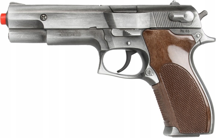 Металевий пістолет на пістони GONHER 45/1 - Серія Золотий Collection - KRK — фото 2