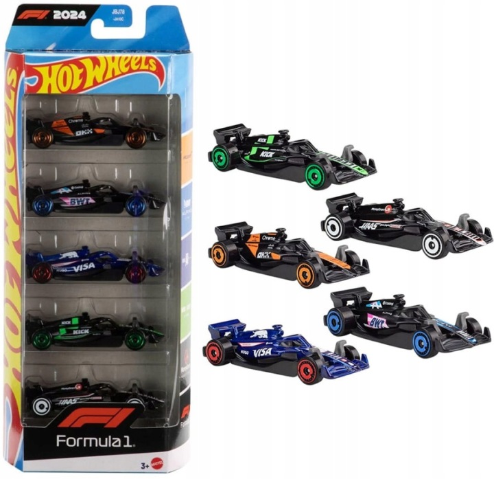 Машинки Hot Wheels набір 5 шт. Formuła 1