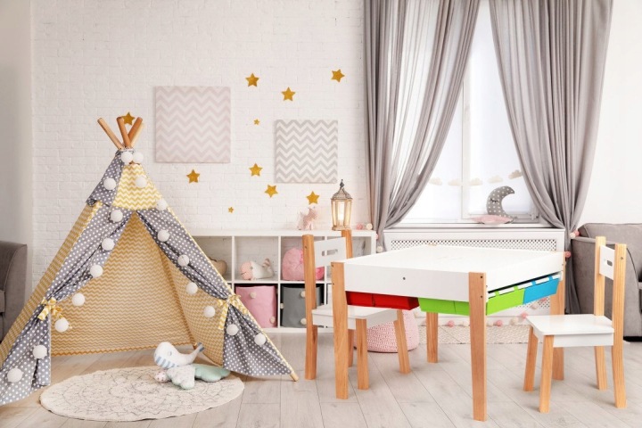Дерев'яні Меблі Для Дітей Набір Стіл + 2 Стільця Ecotoys — фото 9