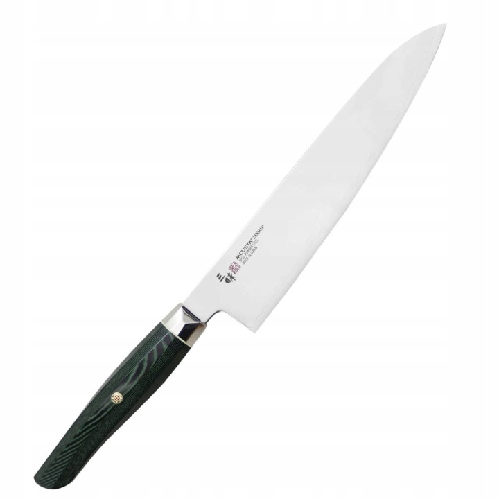 Mcusta Zanmai Green Revolution SPG2 Japonský Nůž Gyuto šéfkuchaře 21 cm