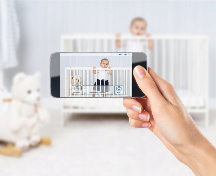 Радіоняня Reer RE-80300 Wi-Fi HD Інтерком Режим Нічний 1280x720 — фото 5