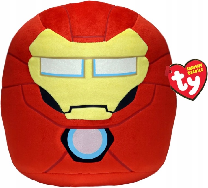 М'яка іграшка Ty Squishy Beanies Marvel Iron Man 22 см 39253 Ty Inc.