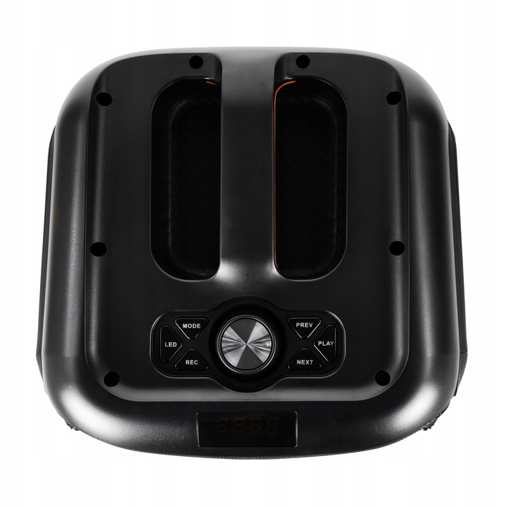 POWERFUL BOOMBOX BLUETOOTH SPEAKER USB SD AUX RADIO PORTABLE KARAOKE MICROPHONE Functions karaoke function receiving calls audio files support FM radio control with a smartphone