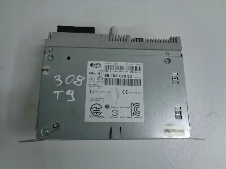 PEUGEOT 308 II T9 RADIO navigáció 9816307080