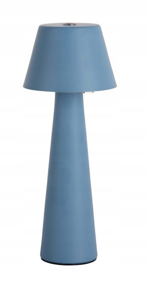 Stolní lampa modrá, stylová lampa do ložnice Mini Led Cone