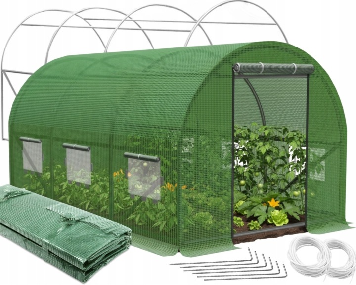 Fóliový Tunel 2x3 Zahradní Skleník na zeleninu Foliak 6m2 UV4
