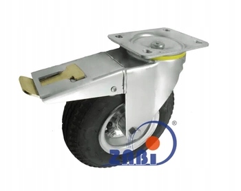 Zabi otočné pneumatické kolo s brzdou 225 mm 2255MŁH