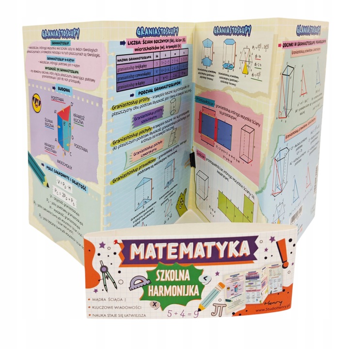489190 дошка шпаргалка гармошка математика піраміди призми — фото 3