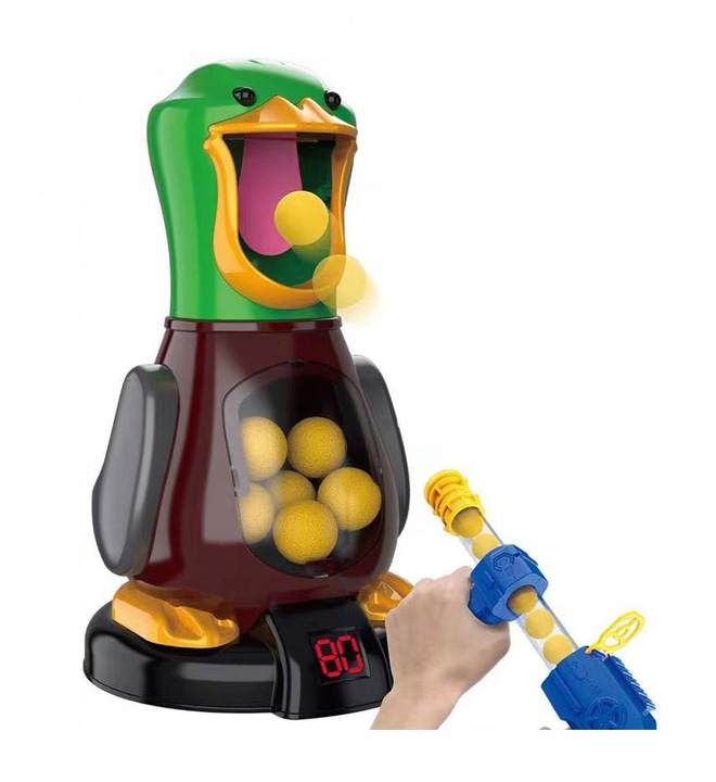 HUNGRY DUCK GUN BALLS + LCD POINT COUNTER Maximum number of players over 6