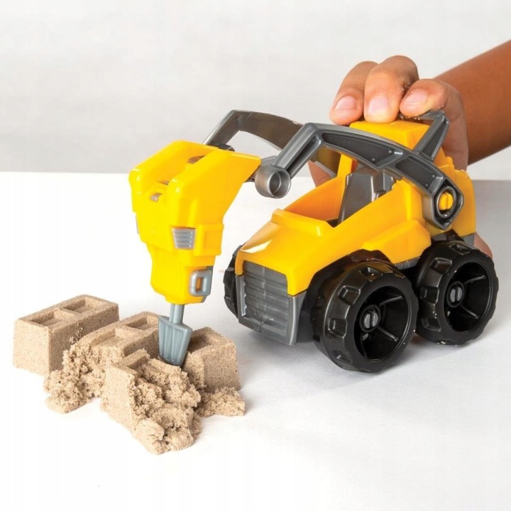 Kinetic sand Пісок кінетичний будівельний Spin Master 0,45 кг - DK — фото 3