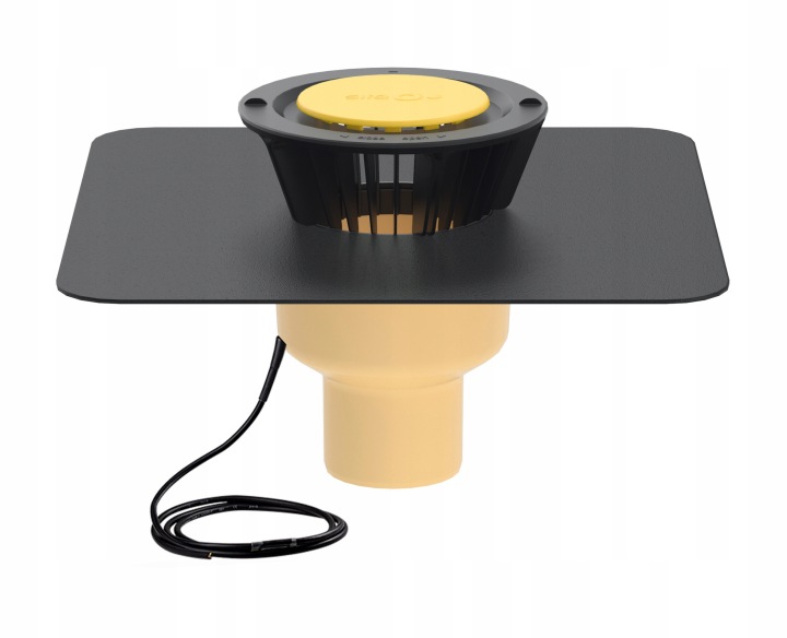 Střešní vpusť Trendy vertikální vyhřívaná-samoregulační 75 mm (60150300)