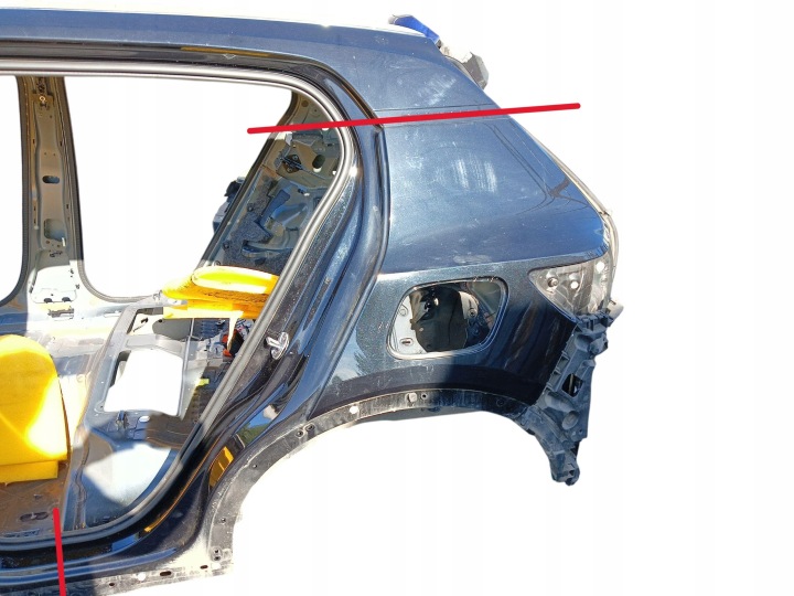 fender left rear part rear VOLVO XC40 RECHARGE LIFT LAK: 717 (2022-)