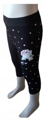 Legginsy dziecięce getry rybaczki czarne — zdjęcie 5