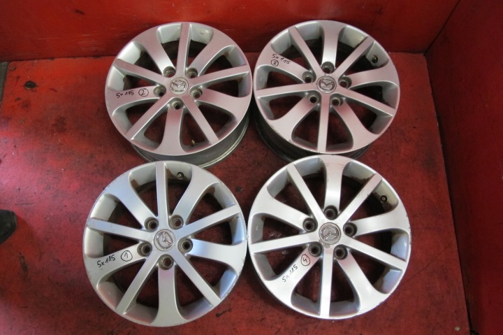 MAZDA 5 CR19 discs aluminium 16'' 6.5J ET52 5x114.3 9965526560 KOMPLET