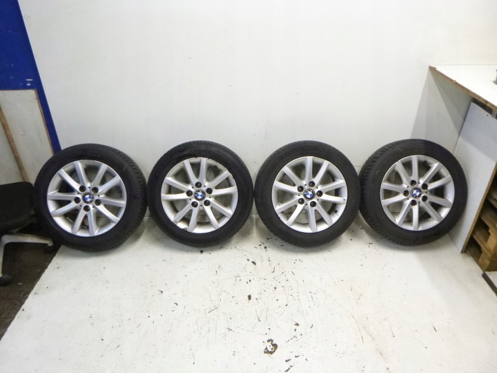 CERCHI DI ALLUMINIO BMW + PNEUMATICI, GOMME 16" 5X120 205/55 R16