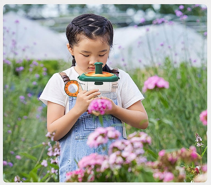 SMALL TRAVELER'S SET INSECT OBSERVATION FOR CHILDREN NET BINOCULARS MAGNIFYING GLASS Brand click4TOYS