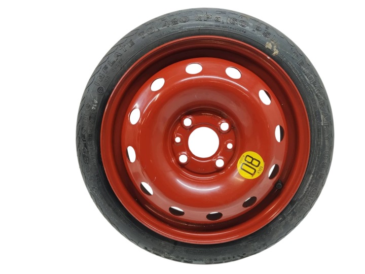 Galet tendeur courroie Roue de secours R14 4X98 ET43 OC57 4.00BX14H FIAT LANCIA