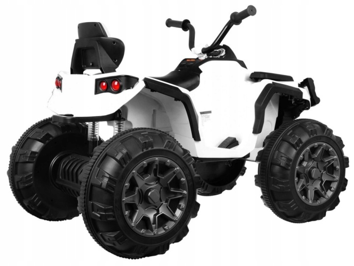 Quad ATV на акумуляторі для дітей Білий Колеса EVA Радіо MP3 LED Вільний — фото 3