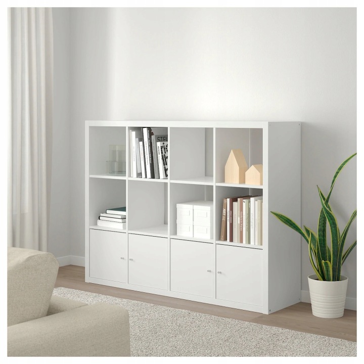 IKEA KALLAX Білий вкладиш з дверима 33x33 — фото 4
