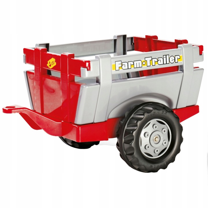 PRZYCZEPA DO TRAKTORA ROLLY TOYS ROLLYTRAILER PRZYCZEPKA OTWIERANE BURTY