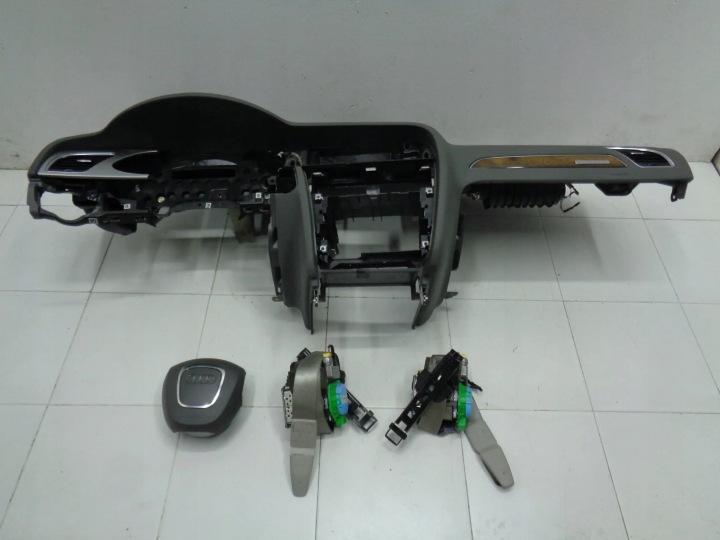 AUDI A4 B8 8K 08R-KIT AIRBAG COMPLET TABLEAU DE BORD GRIS AIRBAG AIRBAG CEINTURE DE SÉCURITÉ AVANT KOMPLET EUROPA