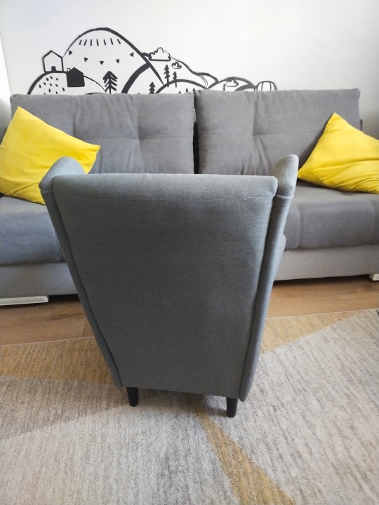 IKEA STRANDMON Крісло дитяче Vissle сірий — фото 2