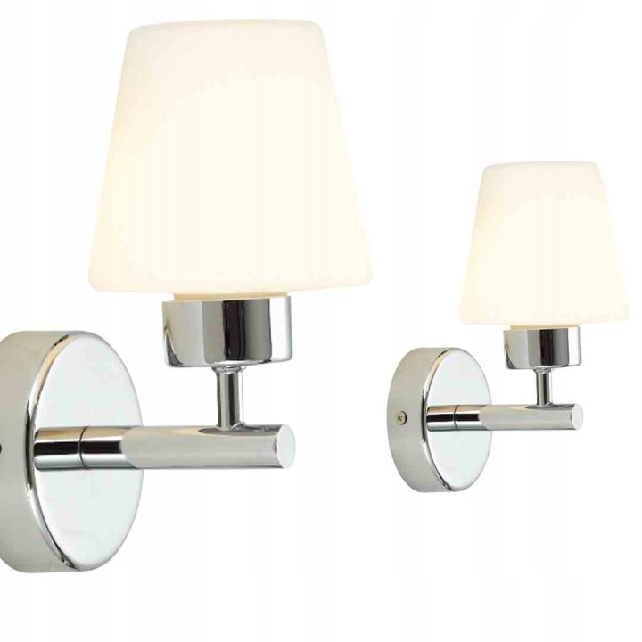 Nástěnné svítidlo Milagro Lee Chrome ML6383 G9 40W chromové sklo IP20