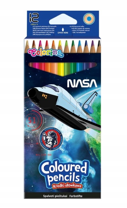 COLORINO NASA Набір для Хлопчика для школи, першокласника, для нульового класу — фото 4
