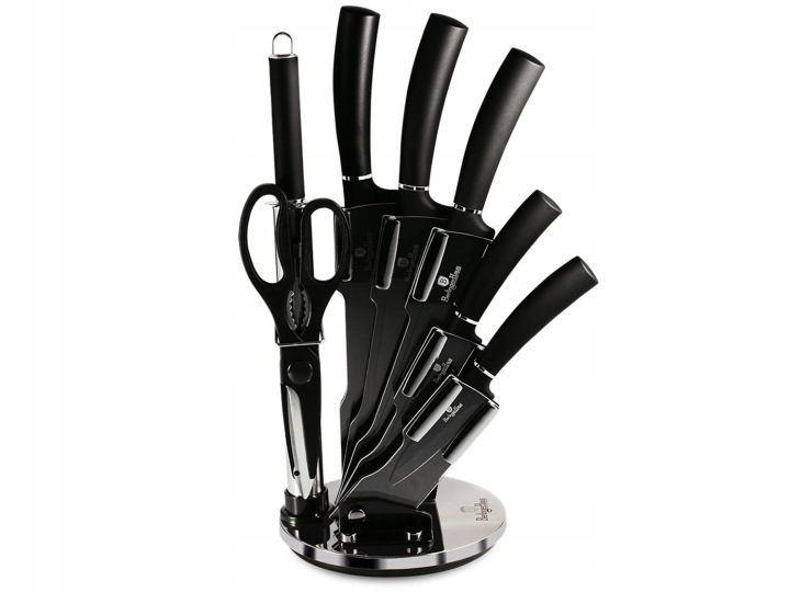 Sada nožů se stojanem Berlinger Haus Black Silver BH-2565