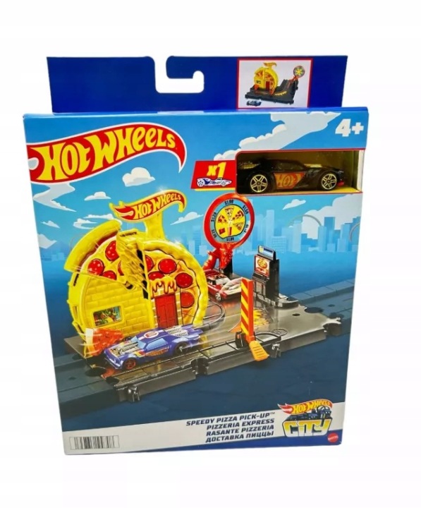 Набір HOT WHEELS CITY крута піцерія з 1 машинкою HMD53 HKX44 (новий з дефектом)