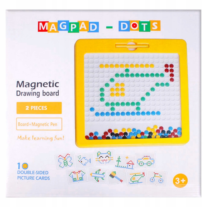 Дошка Мозаїка Магнітна Ґудзички Magpad Монтессорі Аж 31/31 см — фото 2